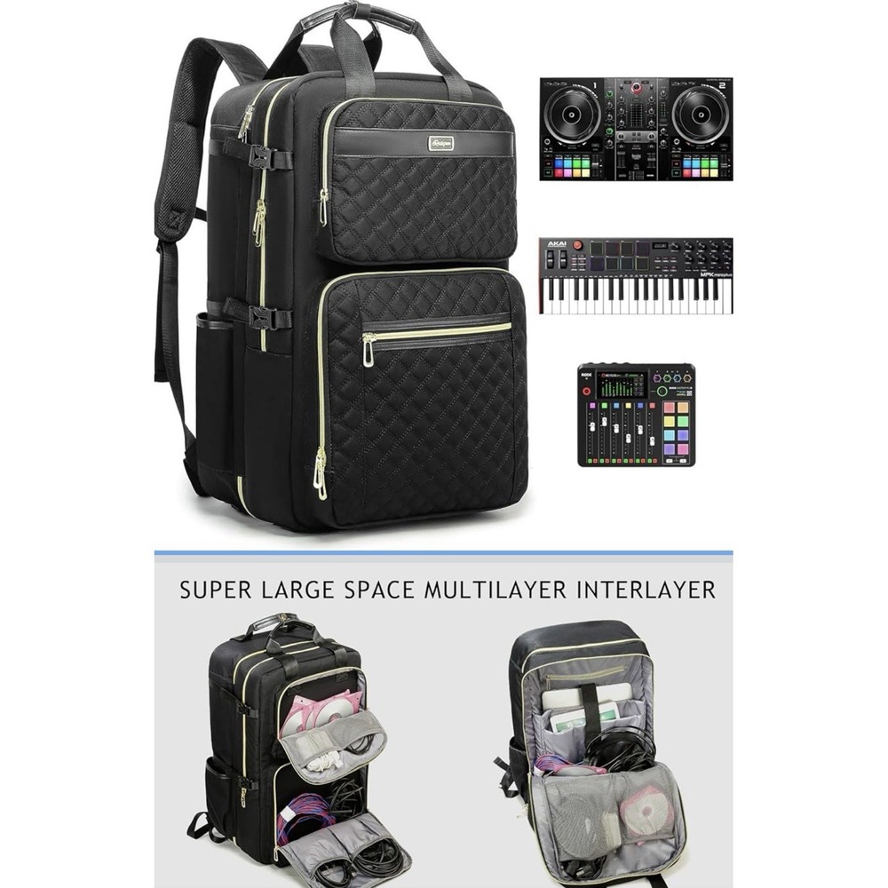 DJ Backpack Case for Pioneer DDJ REV1 Controller Mixer Gear Travel Bag Equipment